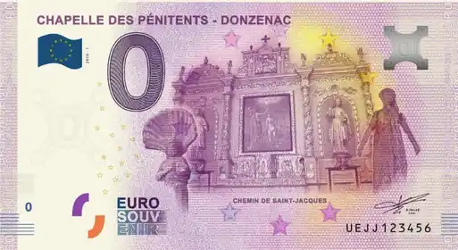 Billete de 0€ CHAPELLE DES PÉNITENTS - DONZENACCHEMIN DE SAINT-JACQUES