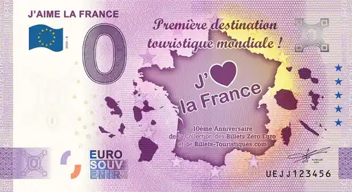 Billet 0€ J'AIME LA FRANCE