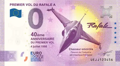 Billet 0€ PREMIER VOL DU RAFALE A