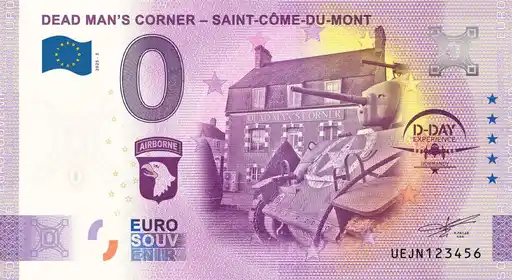 Billete de 0€ DEAD'S MAN CORNER - SAINT-CÔME-DU-MONT