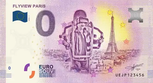 0€-Schein FLYVIEW PARIS