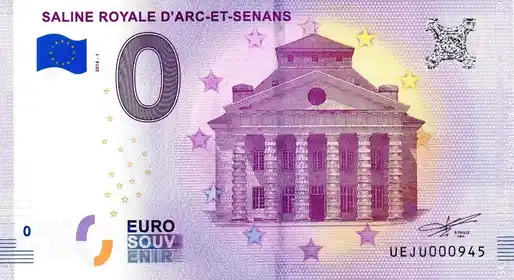 0€ banknote SALINE ROYALE D'ARC-ET-SENANS