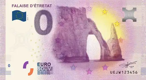 0€ banknote FALAISE D'ÉTRETAT