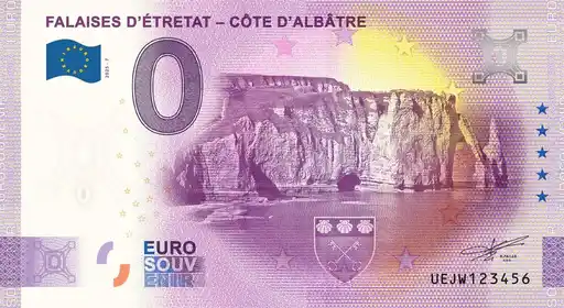 0€ banknote FALAISE D'ÉTRETAT - CÔTE D'ALBÂTRE