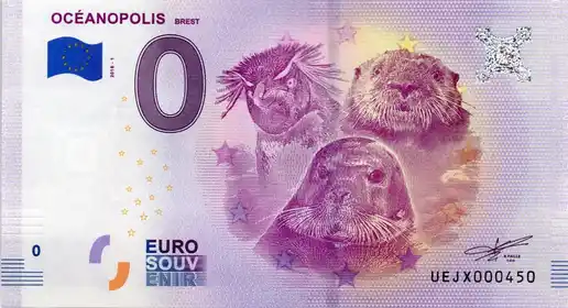 0€ banknote OCEANOPOLIS BREST