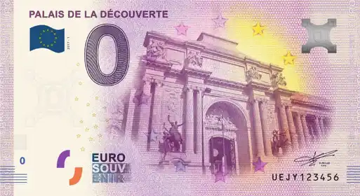 0€-Schein PALAIS DE LA DÉCOUVERTE