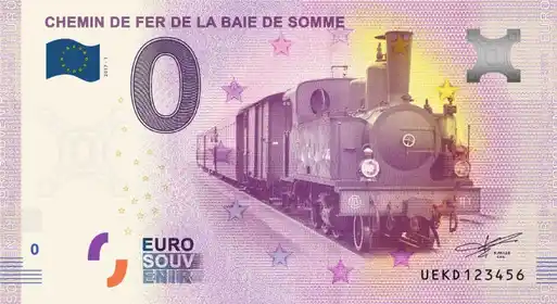 Billet 0€ CHEMIN DE FER DE LA BAIE DE SOMME