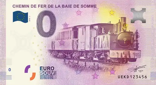 Billete de 0€ CHEMIN DE FER DE LA BAIE DE SOMME