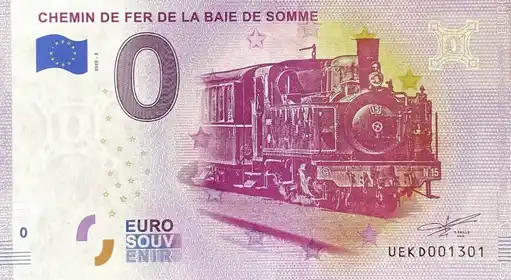 0€ banknote CHEMIN DE FER DE LA BAIE DE SOMME