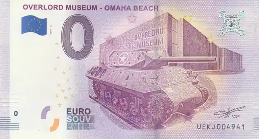 0€-Schein OVERLORD MUSÉUM - OMAHA BEACH OVERLORD MUSÉUM
