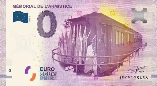 Billet 0€ MÉMORIAL DE L'ARMISTICE