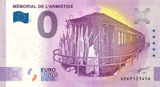 Billete de 0€ MÉMORIAL DE L'ARMISITICE [FAUTE]