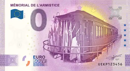 Billet 0€ MÉMORIAL DE L'ARMISTICE