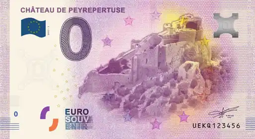 0€ banknote CHÂTEAU DE PEYREPERTUSE