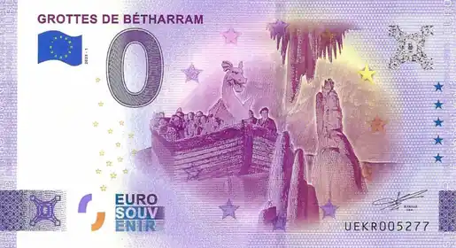 0€ banknote GROTTES DE BETHARRAM