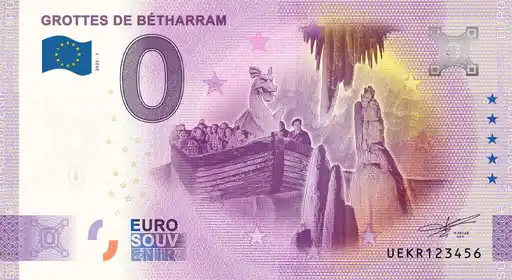 0€-Schein GROTTES DE BETHARRAM