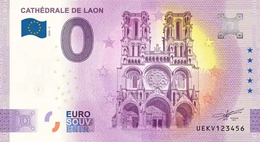 0€-Schein CATHÉDRALE DE LAON