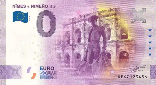0€ banknote NÎMES