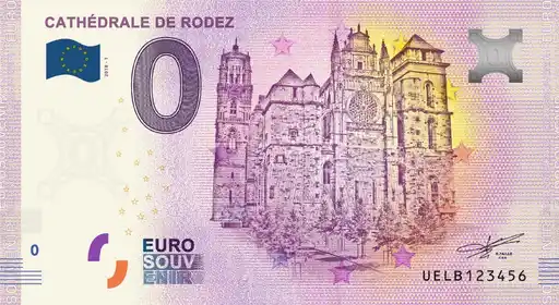 Billete de 0€ CATHÉDRALE DE RODEZ