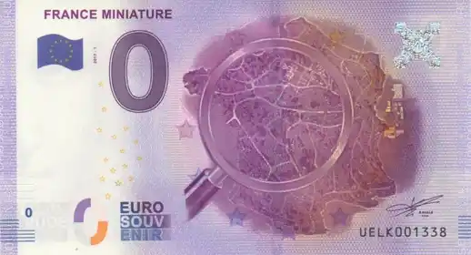 Billete de 0€ FRANCE MINIATURE