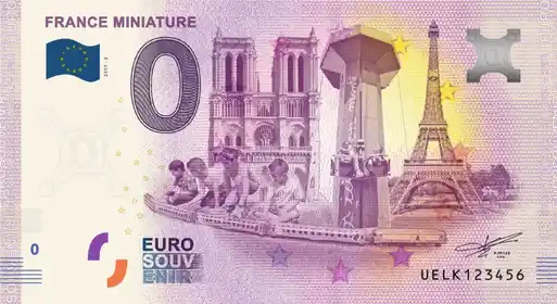 0€ banknote FRANCE MINIATURE