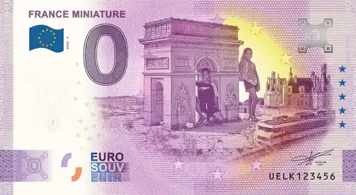 Banconota da 0€ FRANCE MINIATURE