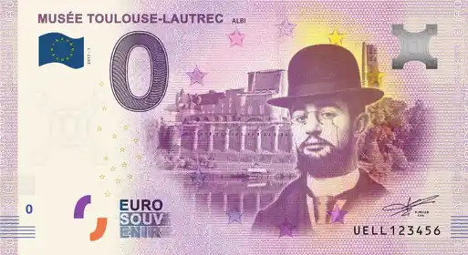 Billete de 0€ MUSÉE TOULOUSE-LAUTREC ALBI