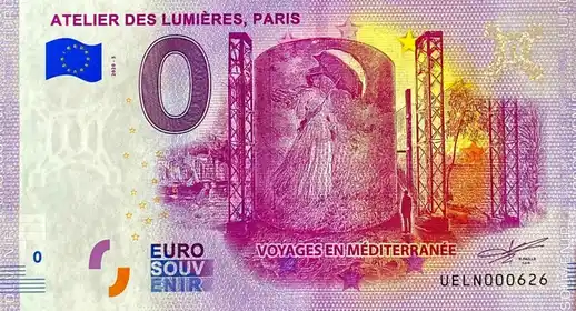 0€-Schein ATELIER DES LUMIÈRES