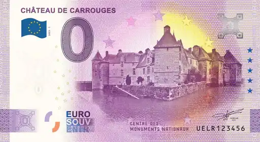 Billete de 0€ CHÂTEAU DE CARROUGES