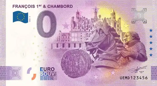 0€-Schein FRANÇOIS 1er & CHAMBORD