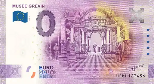 Banconota da 0€ MUSÉE GREVIN