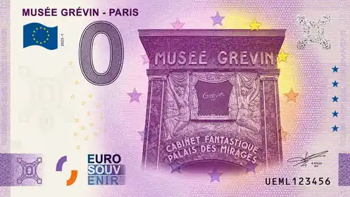 Billete de 0€ MUSÉE GREVIN - PARIS