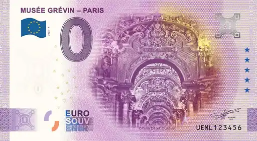 0€-Schein MUSÉE GREVIN - PARIS