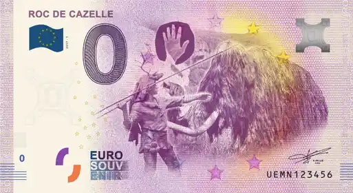 Banconota da 0€ ROC DE CAZELLE