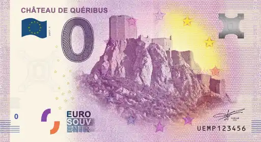0€ banknote CHÂTEAU DE QUERIBUS