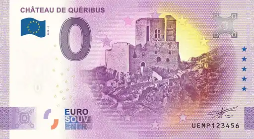Banconota da 0€ CHÂTEAU DE QUERIBUS