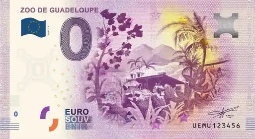 Banconota da 0€ ZOO DE GUADELOUPE