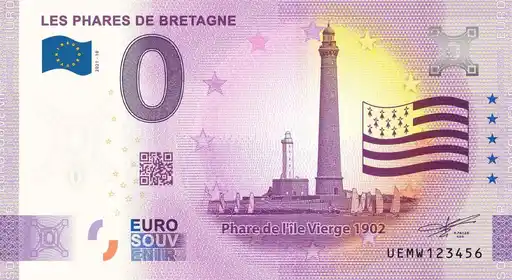 0€-Schein LES PHARES DE BRETAGNE