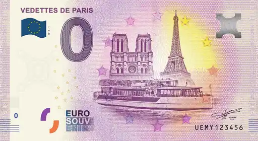 0€-Schein VEDETTES DE PARIS