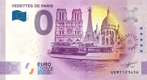 Billete de 0€ VEDETTES DE PARIS