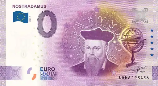0€-Schein NOSTRADAMUS