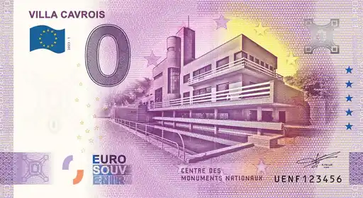 0€ banknote VILLA CAVROIS