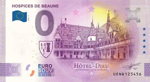 Billet 0€ HOSPICES DE BEAUNE HÔTEL- DIEU DES HAUSPICES CIVILS DE BEAUNE
