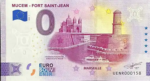 Billet 0€ MUCEM - FORT SAINT-JEAN