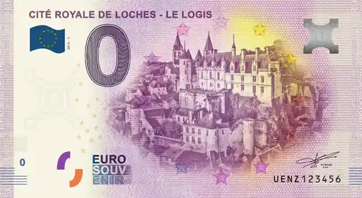 0€ banknote CITÉ ROYALE DE LOCHES - LE LOGIS