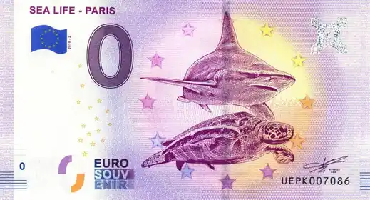 0€-Schein SEA LIFE - PARIS