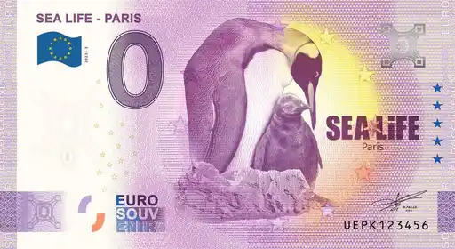 0€-Schein SEA LIFE - PARIS