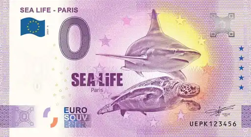 0€-Schein SEA LIFE - PARIS