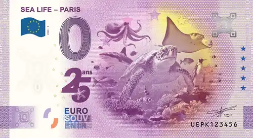 0€-Schein SEA LIFE - PARIS 25 ANS
