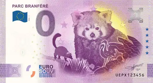 Banconota da 0€ PARC BRANFÉRÉ